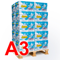 123inkt 123encre papier à copier 1 palette 20 boîtes de 2500 feuilles A3 - 80 g/m² FSC® 5231139 A3PALLETPAPIERC 300647