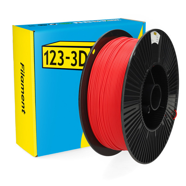 Filament PLA 123-3D 2,85 mm 3 kg - rouge DHM00189 - 1