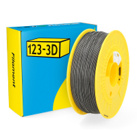 123-3D Filament PLA pailleté 1,75 mm 1 kg - anthracite DHM00064