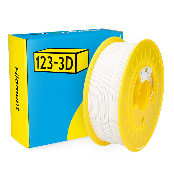 123-3D filament PETG 1,75 mm 1 kg - blanc DHM00129 - 1