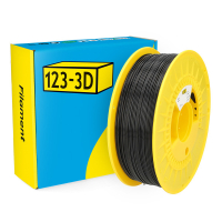 123-3D filament PETG 1,75 mm 1 kg - noir DHM00128