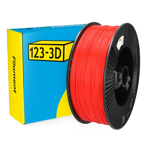 123-3D filament PETG 1,75 mm 2,3 kg - rouge DHM00194 - 1