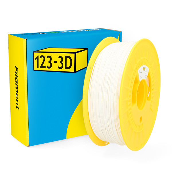 123-3D filament PLA 1,75 mm 1 kg - blanc neige DHM00007 - 1