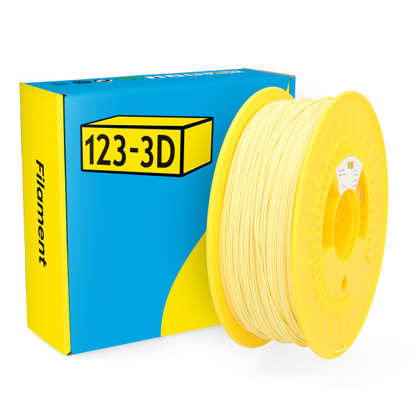 123-3D filament PLA 1,75 mm 1 kg - jaune pastel DHM00053 - 1