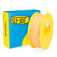 123-3D filament PLA 1,75 mm 1 kg - orange pastel DHM00048