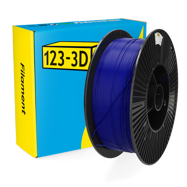 123-3D filament PLA 1,75 mm 3 kg - bleu foncé DHM00187 - 1