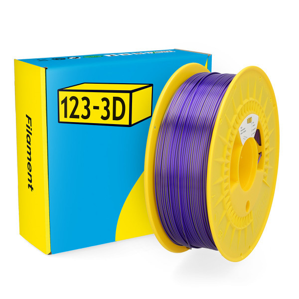 123-3D filament PLA caméléon 1,75 mm 1 kg - or-violet DHM00263 - 1