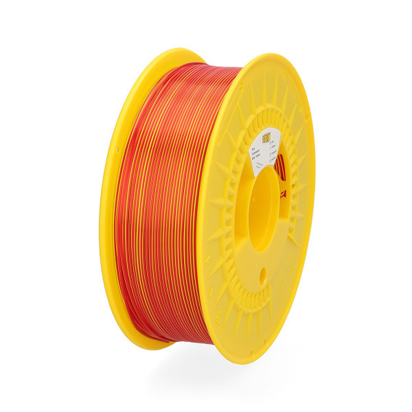 123-3D filament PLA caméléon 1,75 mm 1 kg - rouge-jaune DHM00257 - 2