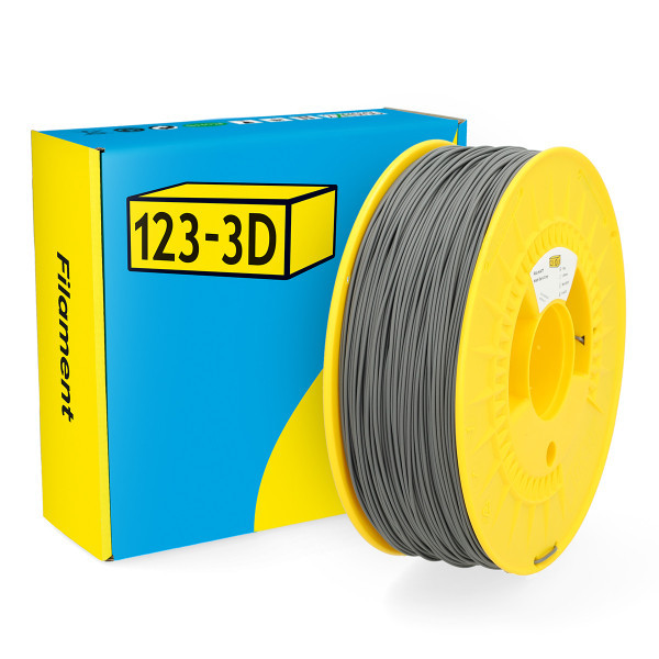 123-3D filament PLA mat 1,75 mm 1 kg - gris foncé DHM00101 - 1