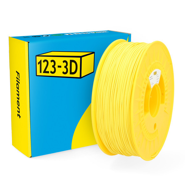 123-3D filament PLA mat 1,75 mm 1 kg - jaune DHM00107 - 1