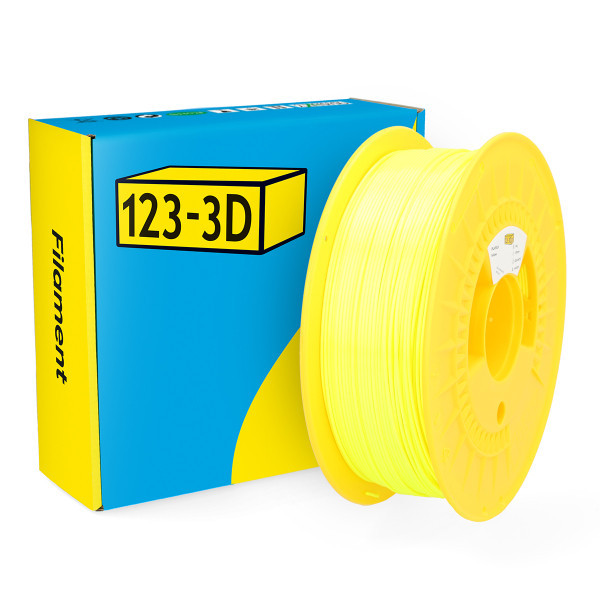 123-3D filament PLA satiné 1,75 mm 1 kg - jaune DHM00078 - 1