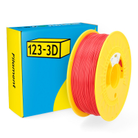 123-3D filament PLA satiné 1,75 mm 1 kg - rouge DHM00072