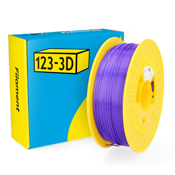 123-3D filament PLA satiné 1,75 mm 1 kg - violet DHM00066 - 1