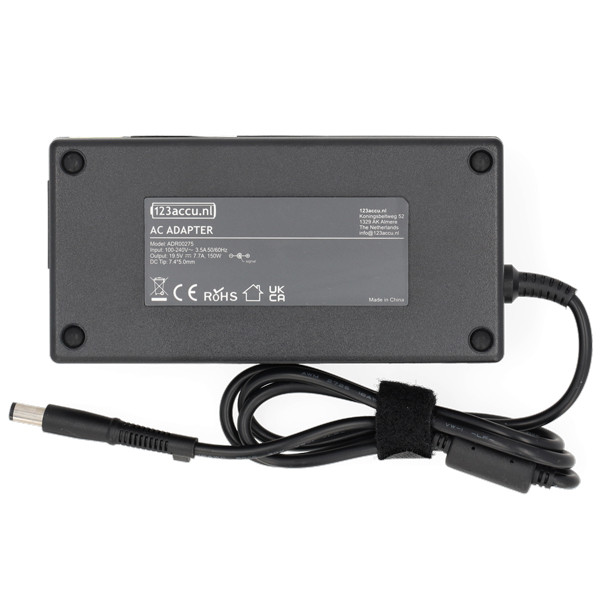 HP adaptateur (19,5 V, 7,7 A, 150 W, marque 123 accu) ADR00275 - 2