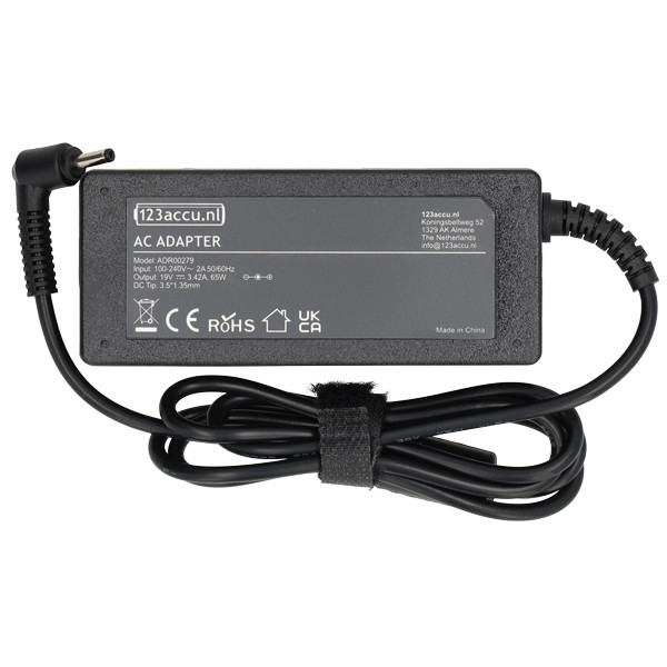 Medion adaptateur (19 V, 3,42 A, 65 W, marque 123 accu) ADR00279 - 2