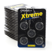 123accu Xtreme Power CR2025 pile bouton (100 pièces) ADR00068