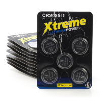 123accu Xtreme Power CR2025 pile bouton (50 pièces) ADR00057