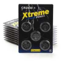 123accu Xtreme Power CR2430 pile bouton (50 pièces) ADR00058
