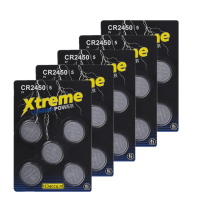 123accu Xtreme Power CR2450 3V pile bouton au lithium (25 pièces) ADR00138