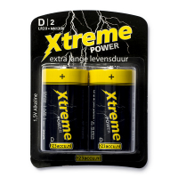 123accu Xtreme Power LR20 D pile 2 pièces LR20P2B/10C MN1300C ADR00044