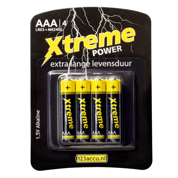 123accu Xtreme Power MN2400 Micro piles AAA 24 pièces 123inkt