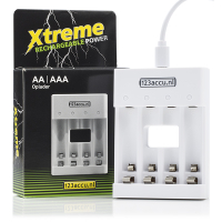 123accu Xtreme Power chargeur de piles AA / HR6 et AAA / HR03 AA AAA HR03 HR6 ADR00072