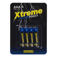 123accu pile AAA Xtreme Power FR03 (4 pièces) AAA FR03 FR03LB4A/10C ADR00067
