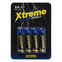 123accu pile AA Xtreme Power FR6 (4 pièces) AA ER26264C FR6 FR6LB4A/10C ADR00063