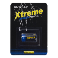 123accu pile lithium Xtreme Power CR123A (1 pièce) 120-802633C CR123A CR123A/01BC GPCR123AC ADR00066