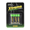 123accu piles AAA Xtreme Power / HR03 Ni-Mh rechargeables (4 pièces)