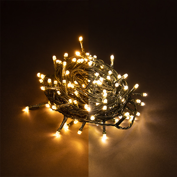 123inkt Éclairage de Noël 12 mètres | blanc extra chaud & blanc chaud | 120 ampoules  LDR07002 - 1