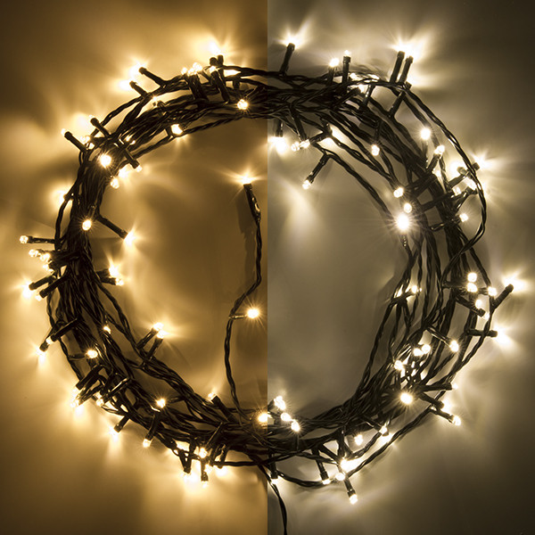 123inkt Éclairage de Noël 12 mètres | blanc extra chaud & blanc chaud | 120 ampoules  LDR07002 - 1