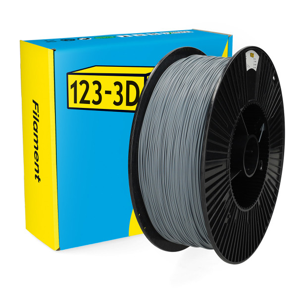 123-3D Filament PLA 1,75 mm 3 kg - gris DHM00183 - 1