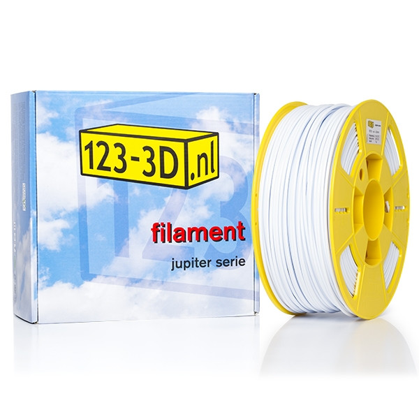 123inkt 123-3D Filament blanc 2,85 mm PETG 1 kg (série Jupiter)  DFE11012 - 1