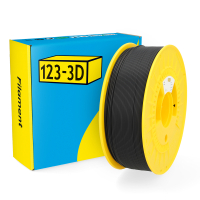 123inkt 123-3D filament HIPS 1,75 mm 1 kg (série Jupiter) - noir  DHM00160