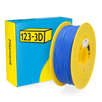 123-3D filament PETG 1,75 mm 1 kg - bleu mat