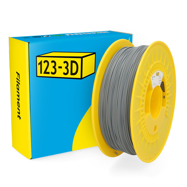 123-3D filament PETG 1,75 mm 1 kg - gris mat DHM00248 - 1