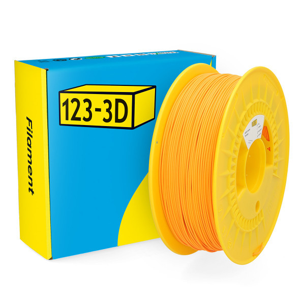 123inkt 123-3D filament PETG 1,75 mm 1 kg - orange mat  DHM00245 - 1