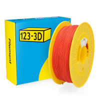 123-3D filament PETG 1,75 mm 1 kg - rouge mat