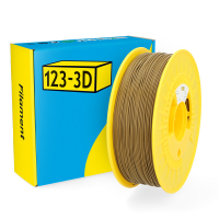 123inkt 123-3D filament PLA 1,75 mm 1 kg - gris kaki  DHM00014