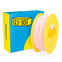 123inkt 123-3D filament PLA 1,75 mm 1 kg - rose clair pastel  DHM00055
