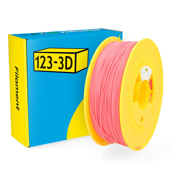 123inkt 123-3D filament PLA 1,75 mm 1 kg - rose fraise  DHM00018 - 1