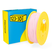 123inkt 123-3D filament PLA 1,75 mm 1 kg - rose pastel  DHM00050