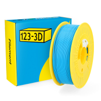 123inkt 123-3D filament PLA 1,75 mm 1 kg (série Jupiter) - bleu ciel  DHM00013