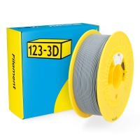 123inkt 123-3D filament PLA 1,75 mm 1 kg (série Jupiter) - gris  DHM00003