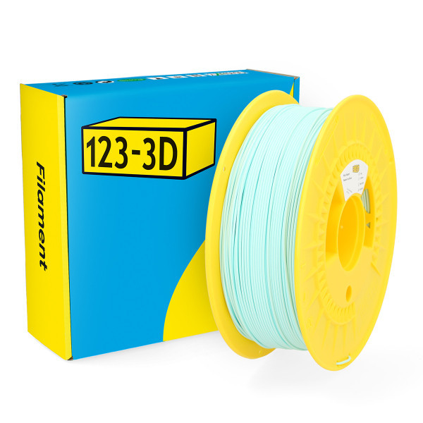 123inkt 123-3D filament PLA 1,75 mm 1 kg (série Jupiter) - vert menthe pastel  DHM00056 - 1