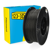 123inkt 123-3D filament PLA 1,75 mm 3 kg - noir  DHM00180