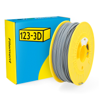123inkt 123-3D filament PLA 2,85 mm 1 kg (série Jupiter) - gris  DHM00027