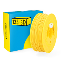 123inkt 123-3D filament PLA 2,85 mm 1 kg (série Jupiter) - jaune  DHM00030