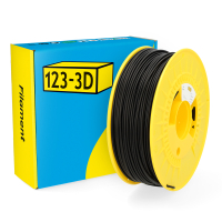123inkt 123-3D filament PLA 2,85 mm 1 kg (série Jupiter) - noir  DHM00025